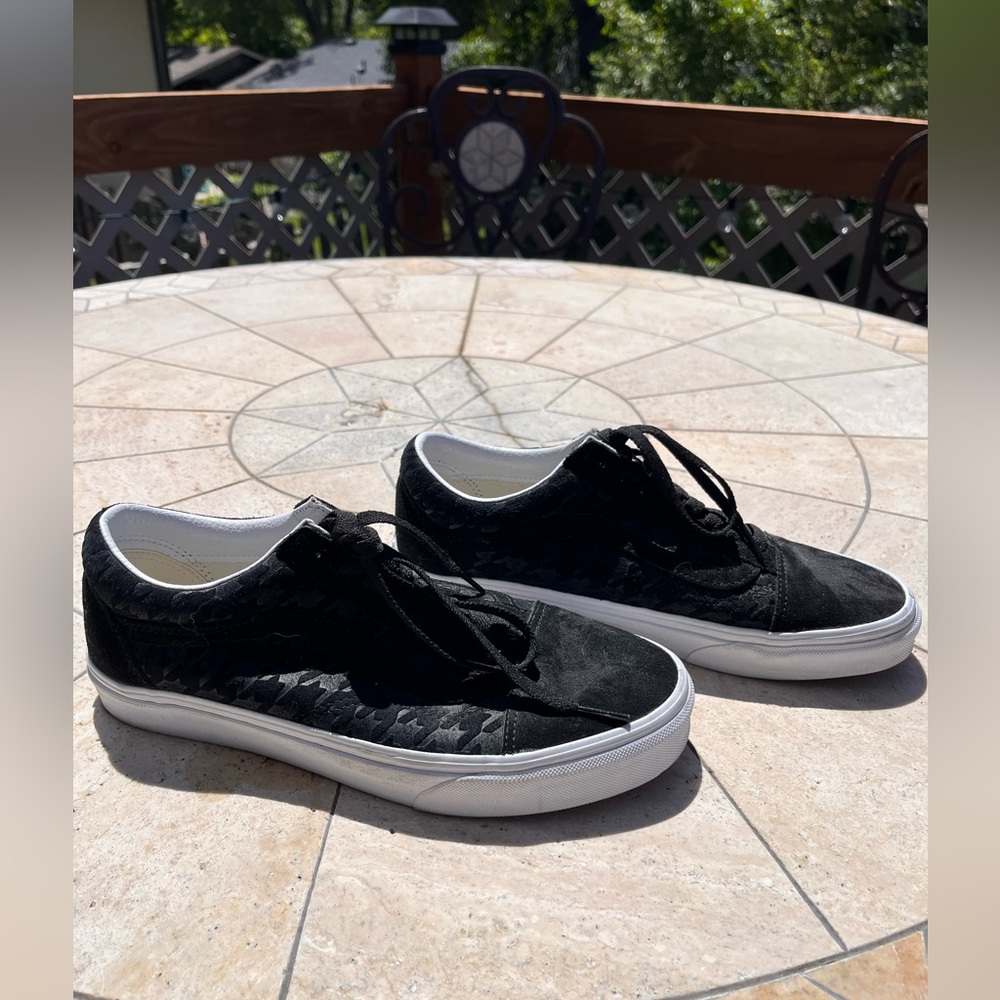 Vans Houndstooth Emboss Old Skool Black Unisex
